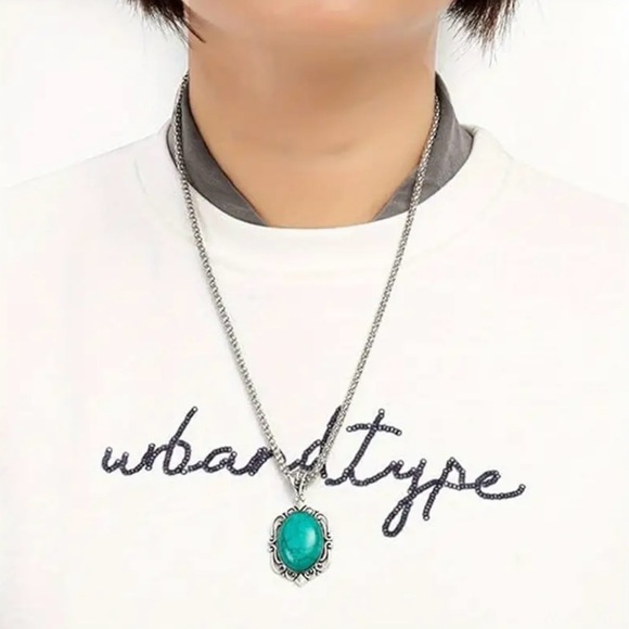 1 Necklace + 1 Bracelet + 1 Pair Of Earrings Boho Style Jewelry Set - Picture 5 of 8